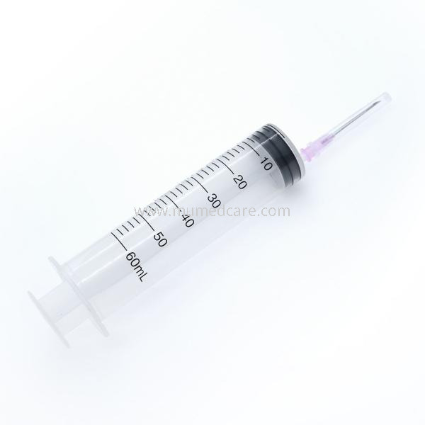 Medical Plastic Disposable Syringe with Needle for Injection Luer Slip Luer Lock 