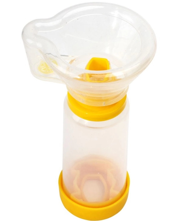 Medical Silicone and PVC Aerochamber Aerosol Inhaler with Asthma Chamber Spacer and Nebular Container