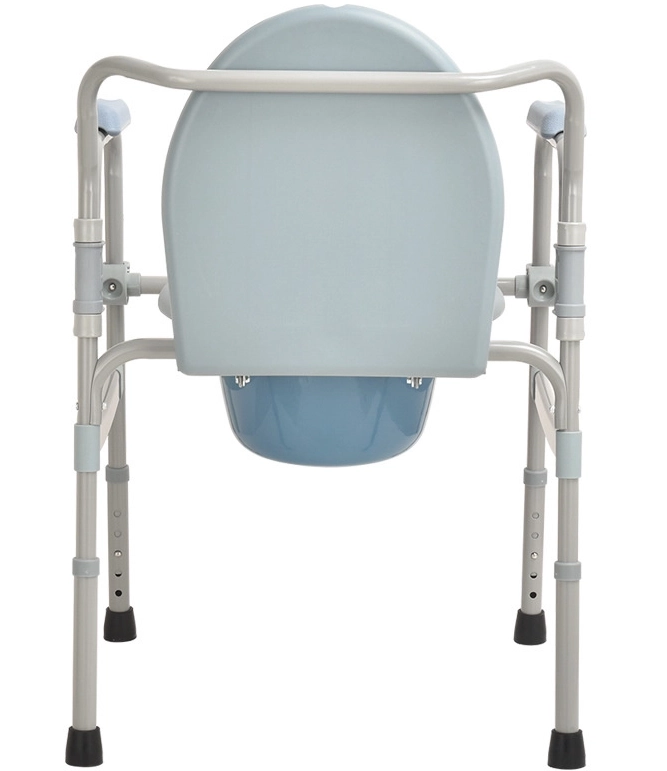 Aluminum Adjustable Height Commode Toilet Chair for Elderly