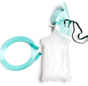 Portable High Concentration Non-Rebreather Oxygen Mask with Reservoir Bag