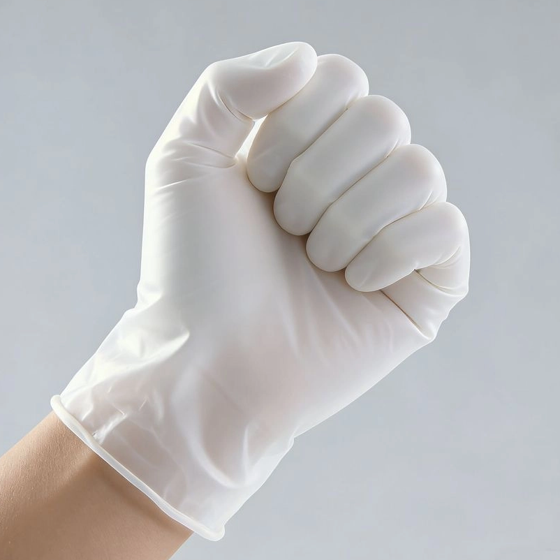 CE ISO13485 Medical Disposable Latex Examination Gloves Powder Free Powdered 