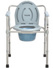 Aluminum Adjustable Height Commode Toilet Chair for Elderly