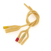 CE/ISO/FDA Disposable Medical Sterile Three Way Latex Foley Urinary Catheter with Silicone Coated