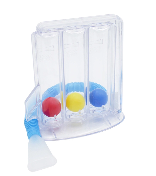 Wholesale Three Balls Incentive Spirometer Medical Breathing Exerciser
