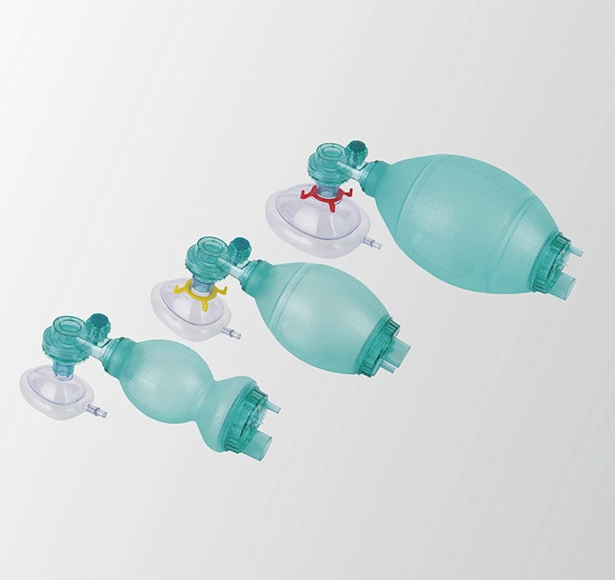 Reuse Manufacturer Medical Resuscitator Emergency Valve SEBS Manual Resuscitator