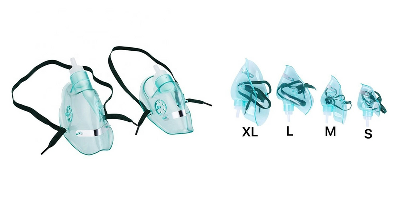 CE, ISO13485 Approved Hospital Plastic Medical Disposable Oxygen Face Mask