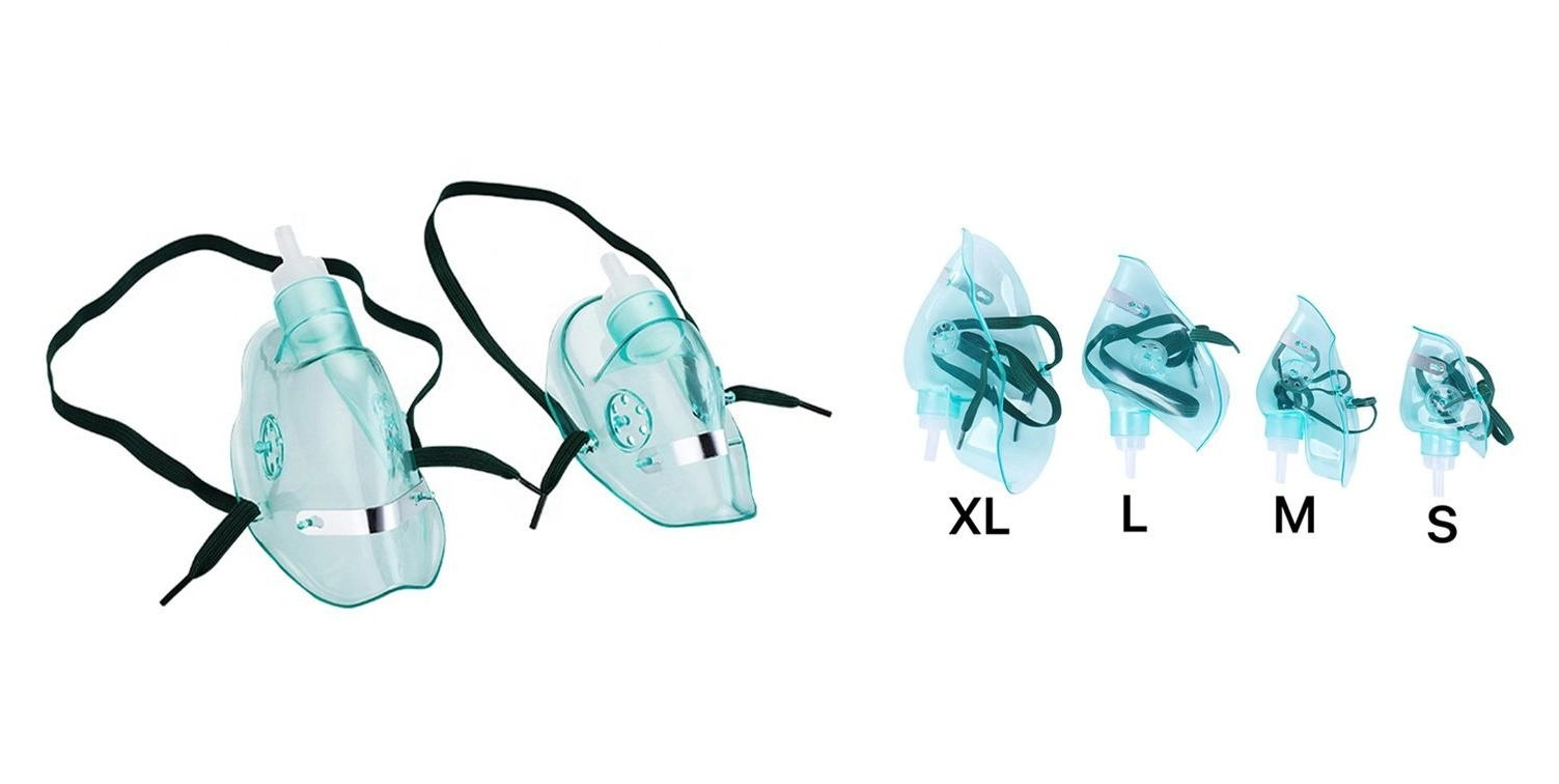 CE, ISO13485 Approved Hospital Plastic Medical Disposable Oxygen Face Mask