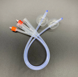 Manufacture Factory CE ISO FDA Approved 2 Ways Medical Catheter 100% All Silicone Foley Catheter
