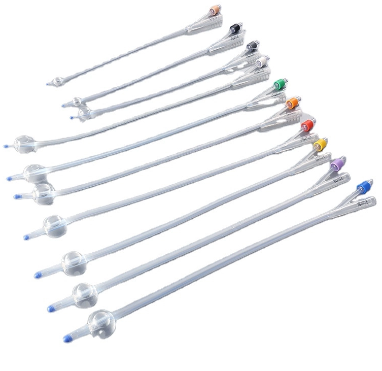 Manufacture Factory CE ISO FDA Approved 2 Ways Medical Catheter 100% All Silicone Foley Catheter
