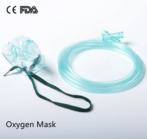 CE, ISO13485 Approved Hospital Plastic Medical Disposable Oxygen Face Mask