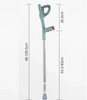 Aluminum Alloy Adjustable Elbow Crutch for Disabled Person