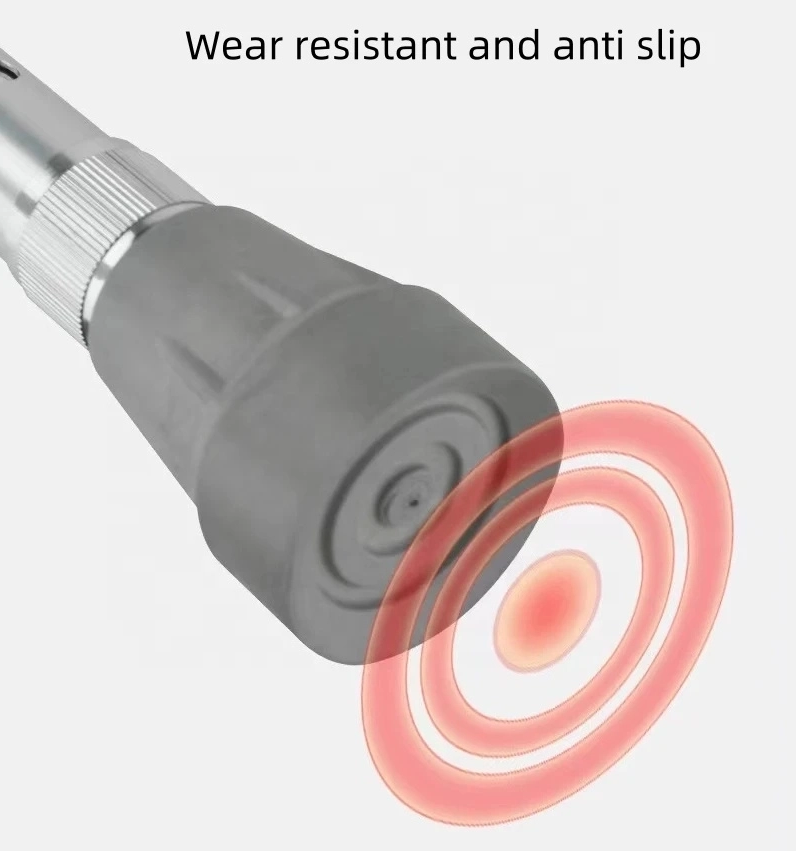 Aluminum Alloy Adjustable Elbow Crutch for Disabled Person