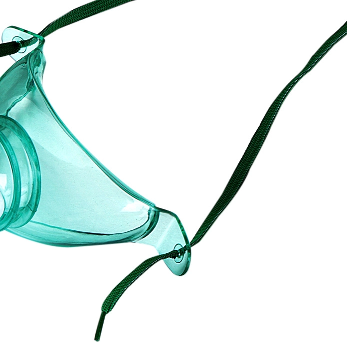 High Quality Disposable Medical PVC Oxygen Tracheostomy Mask with 360 Rotation Connector
