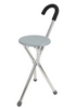 Folding Walking Sticks with Seat for Elderly Cane with Chair