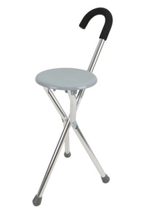 Folding Walking Sticks with Seat for Elderly Cane with Chair