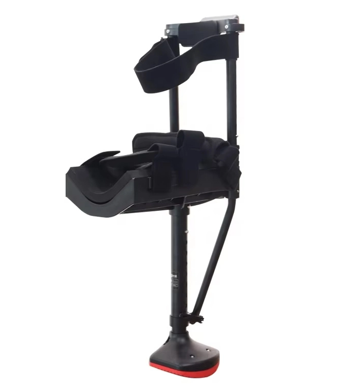 Telescopic Hands Free Walking Crutch Anti Skid Single Leg