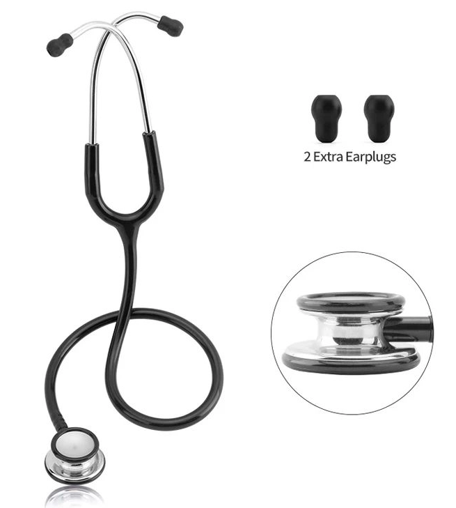 Medical Grade Stethoscope with Dual Head