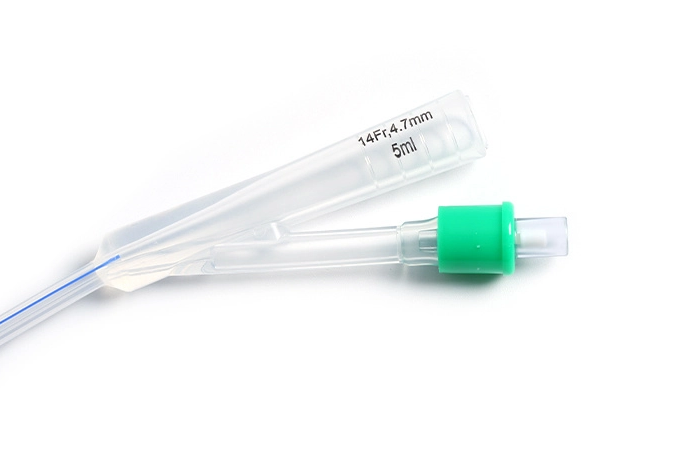 Premium Quality 100% Full Silicone 2-Way Foley Catheter