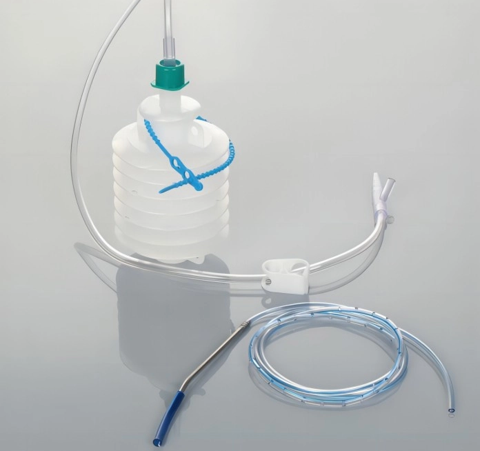 Medical PVC Hollow Closed Wound Drainage System 400cc 10fr