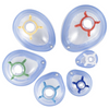 PVC Disposable Anesthesia Mask with Check Valve & Hook Ring, Various Sizes 0– 6, Transparent