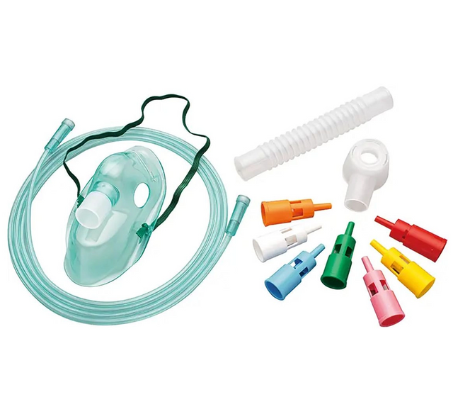 Medical Grade ISO Standard Adjustable Venturi Mask with 7 Dilutor Standard Type
