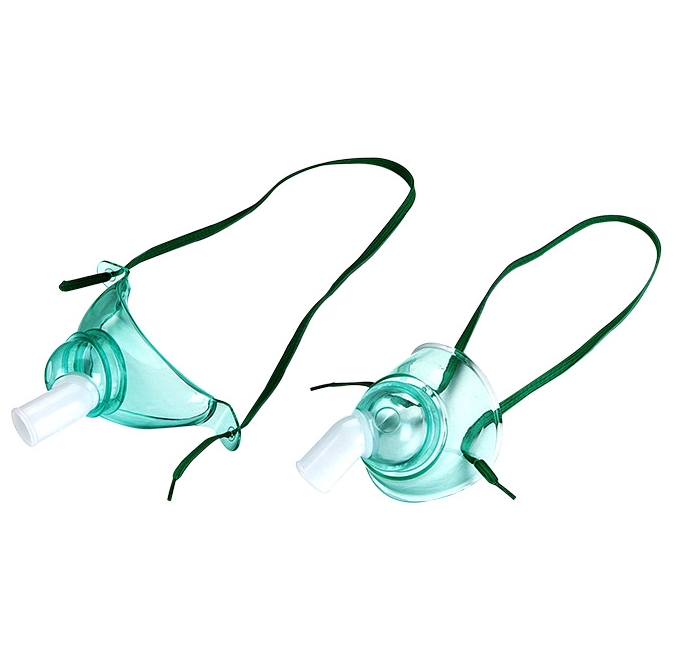 High Quality Disposable Medical PVC Oxygen Tracheostomy Mask with 360 Rotation Connector