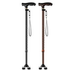 Height Adjustable LED Light Walking Stick Cane Crutches for Elderly