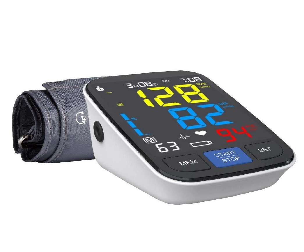 Electronic Medical Upper Arm Digital Blood Pressure Monitor Sphygmomanometer