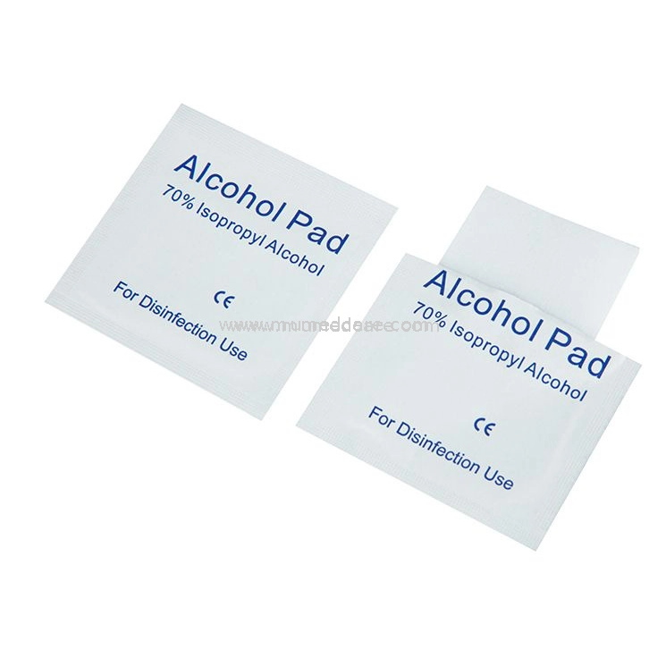 Alcohol Swab Factory CE 70% Isopropyl Alcohol Pads CE ISO13485 Approved