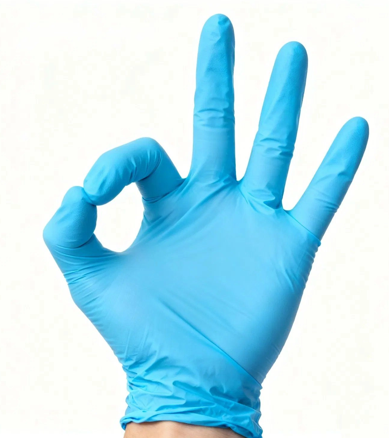 CE ISO13485 Medical Grade Nitrile & Latex Disposable Gloves - Powder-Free Examination Nitrile Gloves