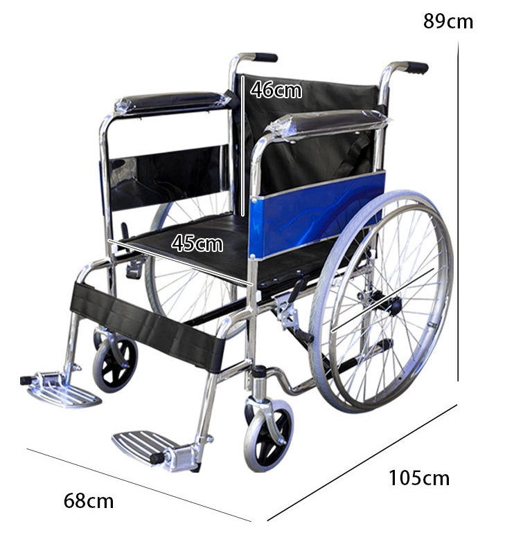 Wholesale Lightweight Folding Manual Wheelchair for Elderly/Disabled