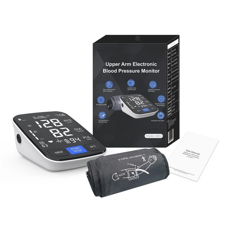 Electronic Medical Upper Arm Digital Blood Pressure Monitor Sphygmomanometer