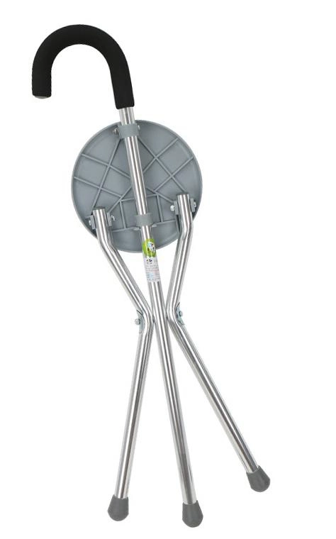 Folding Walking Sticks with Seat for Elderly Cane with Chair