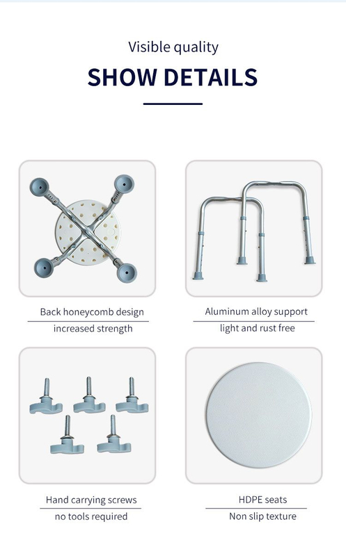 Safety Bath Shower Chair for Patient Disabled