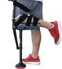 Telescopic Hands Free Walking Crutch Anti Skid Single Leg
