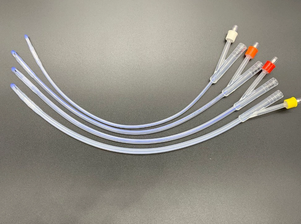 Manufacture Factory CE ISO FDA Approved 2 Ways Medical Catheter 100% All Silicone Foley Catheter
