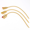 CE/ISO/FDA Disposable Medical Sterile Three Way Latex Foley Urinary Catheter with Silicone Coated