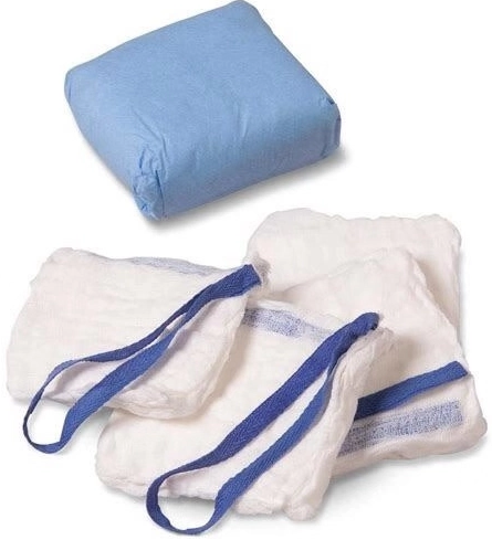 China Manufacturer CE ISO Medical 100% Cotton Gauze Swabs with X Ray Double Wrapping Gauze Laparotomy Swabs Lap Sponge