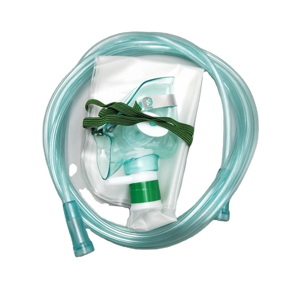 Portable High Concentration Non-Rebreather Oxygen Mask with Reservoir Bag