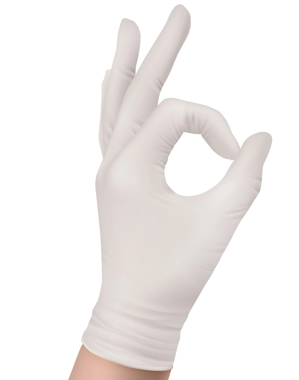 CE ISO13485 Medical Disposable Latex Examination Gloves Powder Free Powdered 