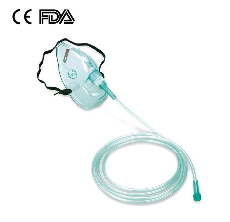 CE, ISO13485 Approved Hospital Plastic Medical Disposable Oxygen Face Mask